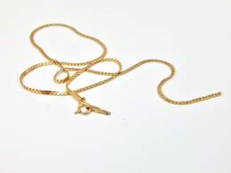 14K Yellow Gold Chain Anklet FOR REPAIR 2.1g