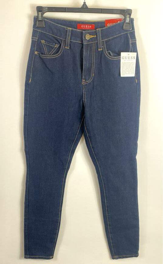Guess Women Blue Skinny Jeans Sz 25 NWT image number 1