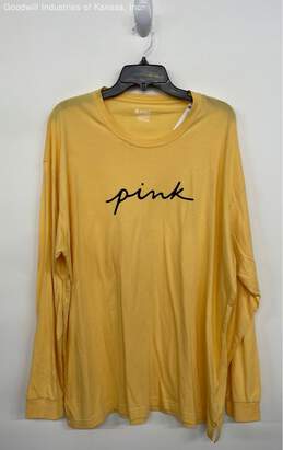 PINK Yellow T-shirt NWT - Size XXL