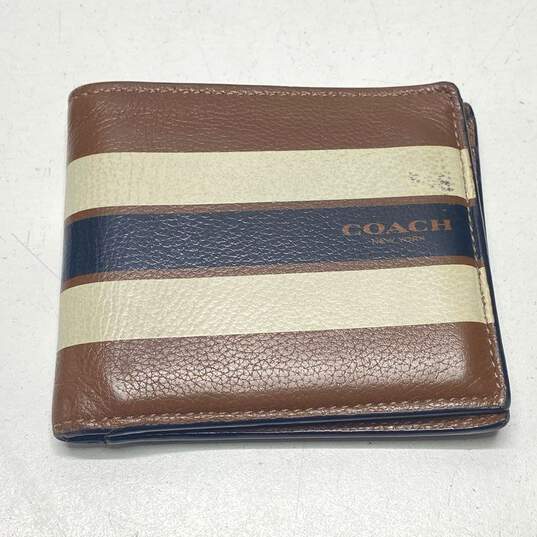 Coach Brown Leather Wallet image number 1