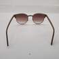 Prodesign Denmark Light Brown Woodgrain Round Frame Gradient Lens Sunglasses image number 4