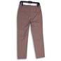 NWT Mary Crafts Womens Pink Flat Front Slash Pocket Ankle Leg Chino Pants Size 6 image number 2
