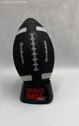 Brookstone Black Gronk Ball Football Speaker Powers On Not Further Tested