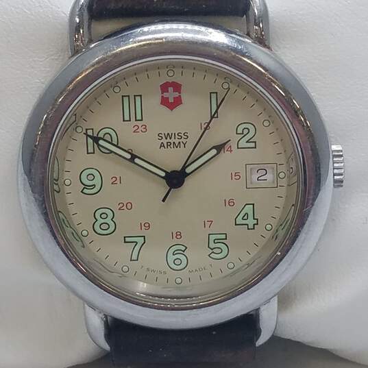Swiss Army Vintage 90's 100M WR Unisex Stainless Steel Watch 49.0g image number 2