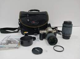 Nikon N65 35mm Camera & Accessories in Bag