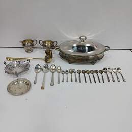 Lot of Assorted Silverplate Tableware