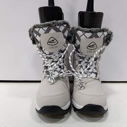 Earlde Women's White Snow Boots Size 37