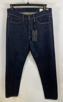 NWT Rag & Bone Womens Blue Fit 2 Slim 5 Pocket Denim Skinny Jeans Size 33x32