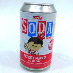 Funko Pop SODA Freddy as Big Boy LE 5000 SDCC Camp Fundays Orange Sticker