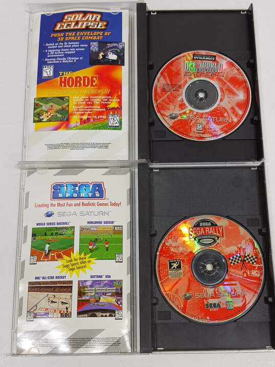 7pc Bundle of Assorted Sega Saturn Video Games image number 5