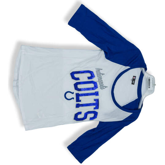 Buy the Womens White Scoop Neck G-III Indianapolis Colts NFL T