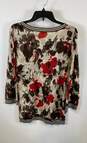 Marina Rinaldi Floral Long Sleeve Blouse - Size Large image number 2