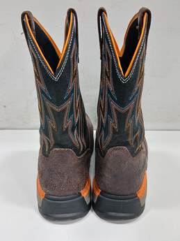 Ariat Work Leather Pull On Western Style Boots Size 11 alternative image