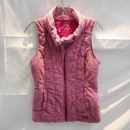 The North Face Pink Full Zip Vest Jacket Women's Size S