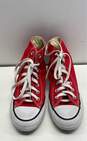 Converse Chuck Taylor All Star Hi Red Casual Sneakers Women's Size 6.5 image number 6