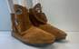 Minnetonka Men's Brown Suede Two Button Soft Sole Moccasin Boots Sz. 12 image number 4