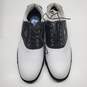Men's Foot Joy GF: II Golf Shoes White/Black Size 10 Medium, Used image number 5