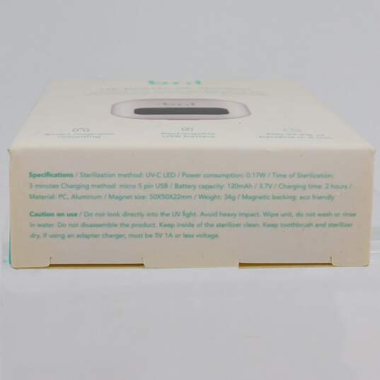 Bril UV-C Toothbrush Sanitizer Portable Sterilizer Cover Holder IOB/NEW image number 3