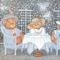 Artist McCarroll Signed Teddy Bear Tea Party Lithoraph on Canvas Framed 28x16 image number 2