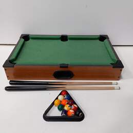 Table Top Miniature Billiards Pool Toy Table Set