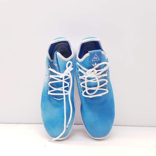 Adidas Pharrell Williams HU Holi Tennis Shoes, Blue/White, Men