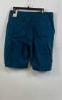 Unionbay Mens Blue Pockets Flat Front Cotton Casual Cargo Shorts Size 34 image number 2