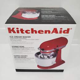 Buy the VTG. KitchenAid Ice Cream Maker Bowl W/Attachment Untested