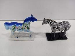 Trail of Painted Ponies Set of 2 Incognito & Let it Snow Horse Figurines alternative image