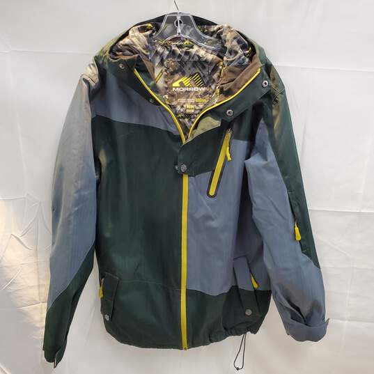 Morrow Waterproof 800mm Full Zip Hooded Jacket Size M image number 1
