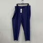 NWT Womens Blue Elastic Waist Flat Front Pull-On Slim Ankle Pants Size 1X image number 1