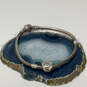 Designer Pandora 925 ALE Sterling Silver Snake Chain Heart Charm Bracelet image number 3