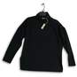 NWT Max Studio Womens Black Funnel Neck Long Sleeve Pullover Blouse Top Size XS image number 1