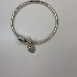 Designer Pandora S925 ALE Sterling Silver Bangle Bracelet With Heart Charm alternative image