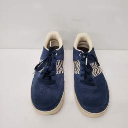 N'GO WM's Blue Suede Sneakers Size 7