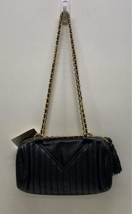 ZARA Black Quilted Chain Satchel Bag