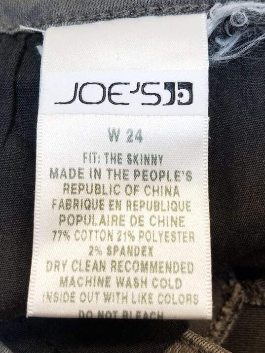 Joe's Women's Gray Jeans Size 24 image number 4