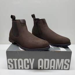 Stacy Adams Oakhurst Brown Ankle Chelsea Boots Size 11