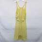 AUTHENTICATED Balenciaga Yellow Silk Mini Dress Size 36 image number 2