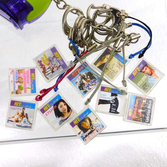 Vintage Working Tiger Hit Clips Purple Green Boombox Player W/ 10 Clips image number 3