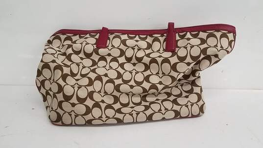 Coach Signature Tote w/ Matching Wallet image number 2