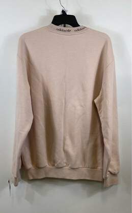 NWT Adidas Womens Peach Linen Long Sleeve Pullover Sweatshirt Size Medium alternative image