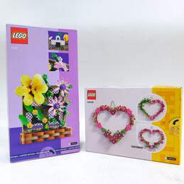 Sealed Lego 40683 Flower Trellis Display & 40638 Heart Ornament Building Sets alternative image