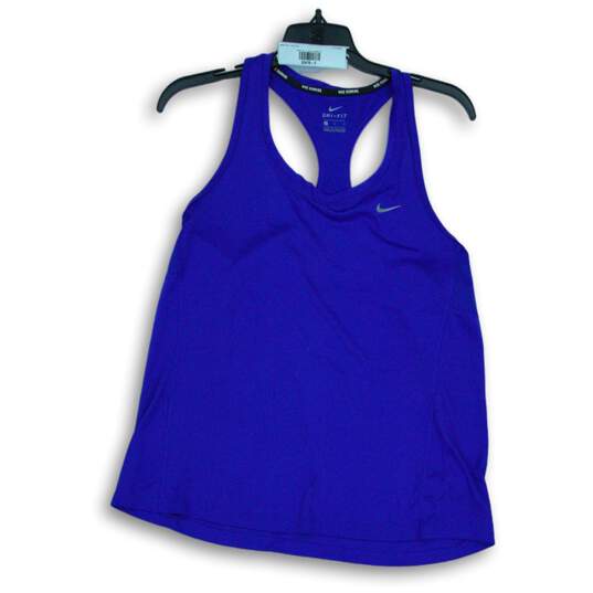 Women's Nike Blue Pullover Tank Top Size L image number 1