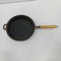 Cast Iron Fry Pan With Wood Handle image number 1