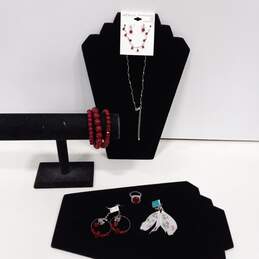 5 pc Red Jewelry Collection