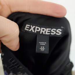 Express Black Sequin Embellished Pencil Skirt WM Size XS alternative image