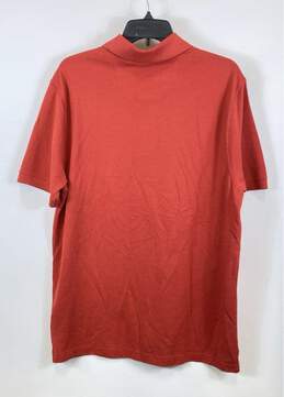 NWT Scappino Mens Red Short Sleeve Collared Button Polo Shirt Size X Large alternative image