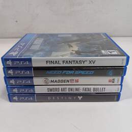Bundle of 5 Assorted PlayStation 4 Games