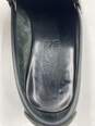 Authentic Salvatore Ferragamo Square-Toe Black Loafer M 8D image number 6