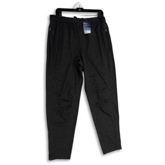 Buy the NWT Womens Gray Elastic Waist Tapered Fit Stretch Jogger Pants Size  Large